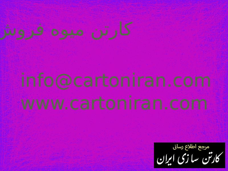 کارتن میوه فروش